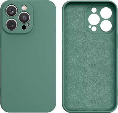 Kuti silikoni Hurtel për Xiaomi Redmi Note 11 Pro, ultra e hollë, mbrojtje kundër goditjeve, jeshile