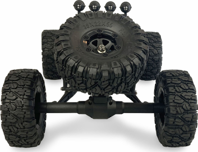 Makina me telekomandë Amewi Dark Rampage, 4x4, shkallë 1:12, gri