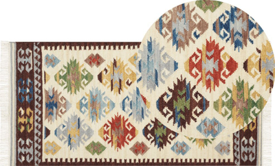 Tapet kilim AKNALICH, 80 x 150 cm, lesh me pambuk, shumëngjyrësh