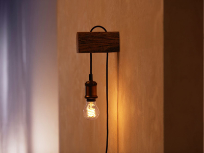 Llampë smart Philips Hue Filament E27, 7.2W, dritë e bardhë, e artë
