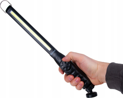 Lampë pune Tvardy, LED COB 10W, 1800mAh 450lm, IP44, e zezë