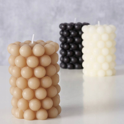 Qiri dekorativ Boltze Bubble, 10x7cm, dyll parafine, i zi