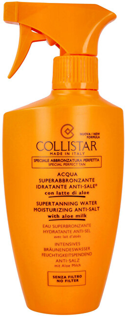 Sprej për përshpejtimin e nxirjes Collistar Supertanning Water With Aloe Milk, 400 ml