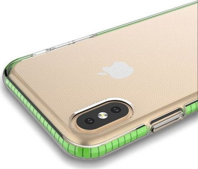 Këllëf xheli VERGE Case për iPhone X XS, TPU i butë, blu