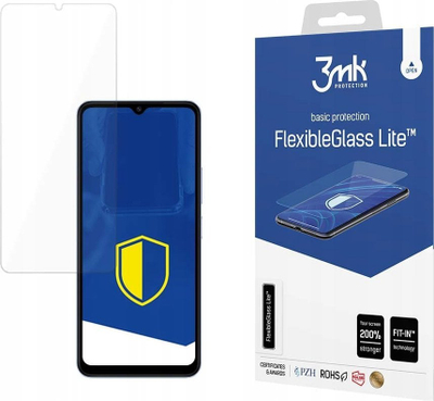 Xham mbrojtës 3MK FlexibleGlass Lite për Xiaomi Redmi A3, i plotë, transparent