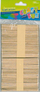 Shkopinj druri dekorativ Starpak Creative, 12 cm, 100 copa, ngjyrë natyrale