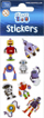 Ngjitëse Stickerboo S-BOO Robots, set me robotë, shumëngjyrëshe