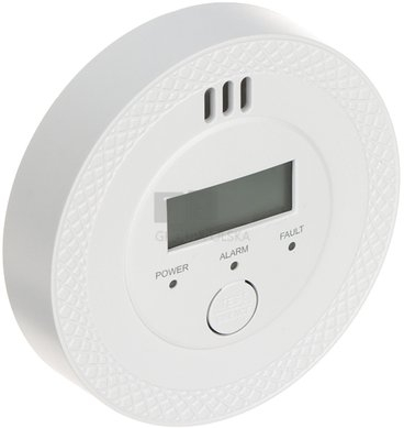 Detektor monoksidi karboni ATLO ATLO-CD02, ekran LCD, me bateri, i bardhë