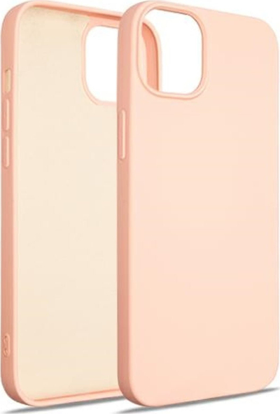 Këllëf silikoni Beline për iPhone 15 Plus 6.7", mbrojtës, pink gold