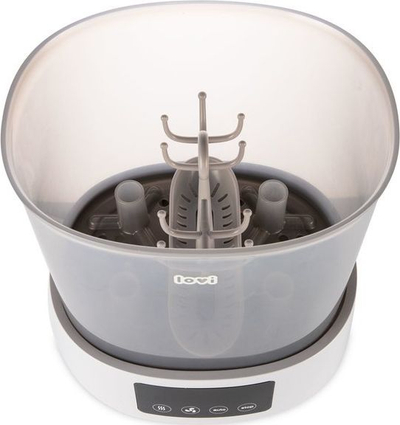 Sterilizues biberonash LOVI Electric Sterilizer me tharëse, me cikël automatik, gri