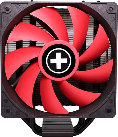 Ftohës CPU Xilence Performance A+ M704, 120mm PWM, 180W TDP, i zi me të kuqe