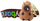 Lodër pellushi capybara, madhësi e mesme, ngjyrë kafe