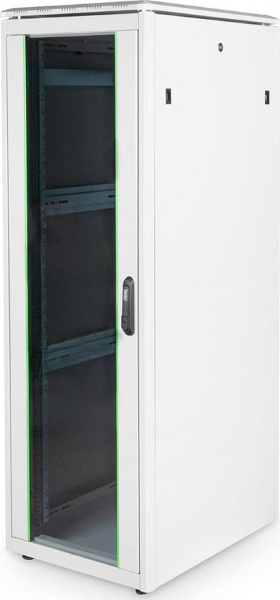 Kabinet rrjetë Digitus Unique Series 19", 600x800 mm, çelik, gri