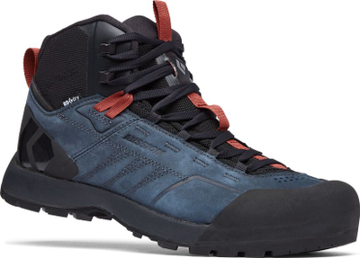 Këpucë malore Black Diamond Mission LTHR Mid WP, për burra, UK 7.5, blu e errët