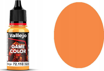 Акрилна боја Vallejo Game Color VJP72110, 18ml, Sunset Orange