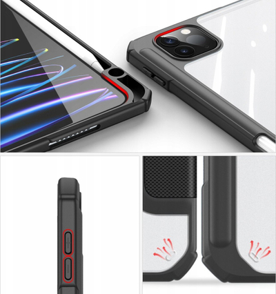 Mbulesë tablet DUX DUCIS Magi Series për iPad Pro 13 M4, me mbajtëse stylus, e zezë