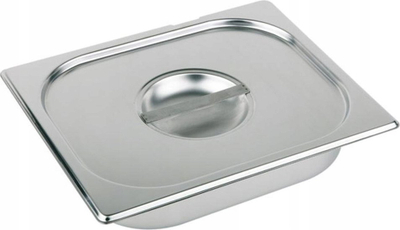 Kapak gastro APS GN 1/9, çelik inoks, 175 x 108 mm, pa vrimë për lugë