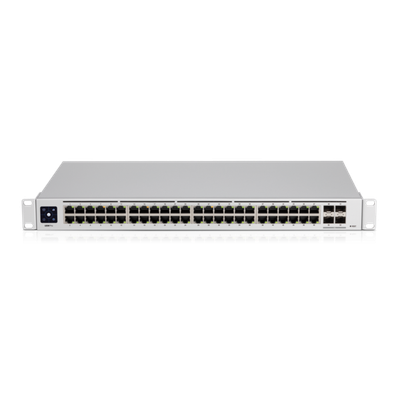 Мрежен свич Ubiquiti UniFi Switch PRO 48, 48 порти, управуван, за монтажа во рек