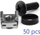 Set bulonash rack Lanview M5 Cage Nut, për montim kabineti rrjeti, i argjendtë