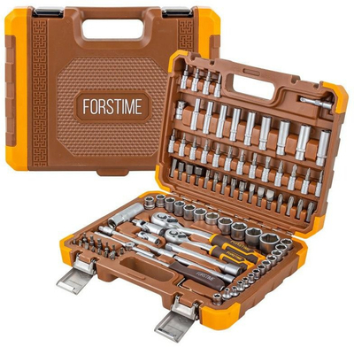Set veglash me gypa dhe çelësa 94 pjesë, 1/4" dhe 3/8", 4-22mm