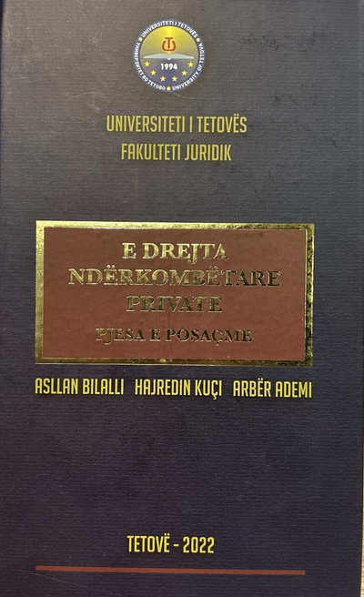 E Drejta Nderkombetare Private Pjesa E Posacme - Grup Autoresh