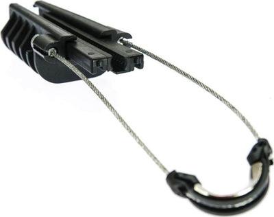 Kapëse kabllosh Extralink EX.2527, një copë, e zezë