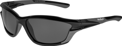 Syze dielli të polarizuara REBEL RBA-7103-BK, lente TAC, kornizë plastike, të zeza gri