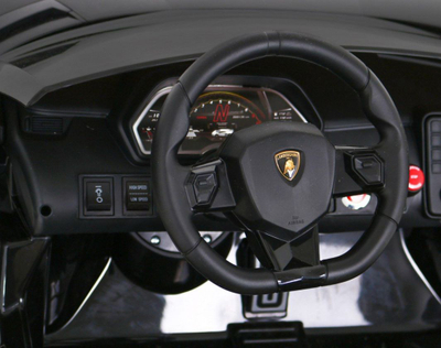 Makina elektrike për fëmijë Lamborghini Aventador SV, 134 x 80 x 52 cm, e zezë