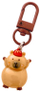 Set varëse çelësash mini Capybara, 4 copë, plastikë, shumëngjyrëshe