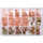 Set rondelash bakri YATO YT-06864, shumë madhësi, kasetë plastike, ngjyrë bakri