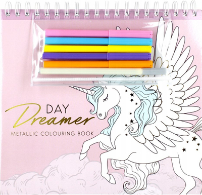 Set kreativ STARPAK Creative Set Day Dreamer 497701, bllok me spirale, ngjitëse dhe shabllone, shumëngjyrësh