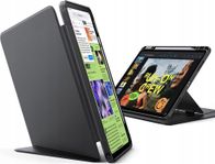 Këllëf për tablet ESR Flip Hybrid, për iPad Air 13 2024 2025 gjenerata 1 2, me mbajtëse Apple Pencil, i zi