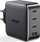 Karikues muri Ugreen Nexode 100W GaN, 3x USB-C 1x USB-A, karikim i shpejtë, gri e errët