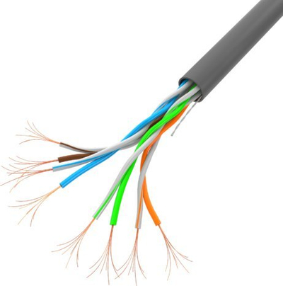 Kabllo interneti instaluese UTP Lanberg, cat.5e, 305m, e hirtë