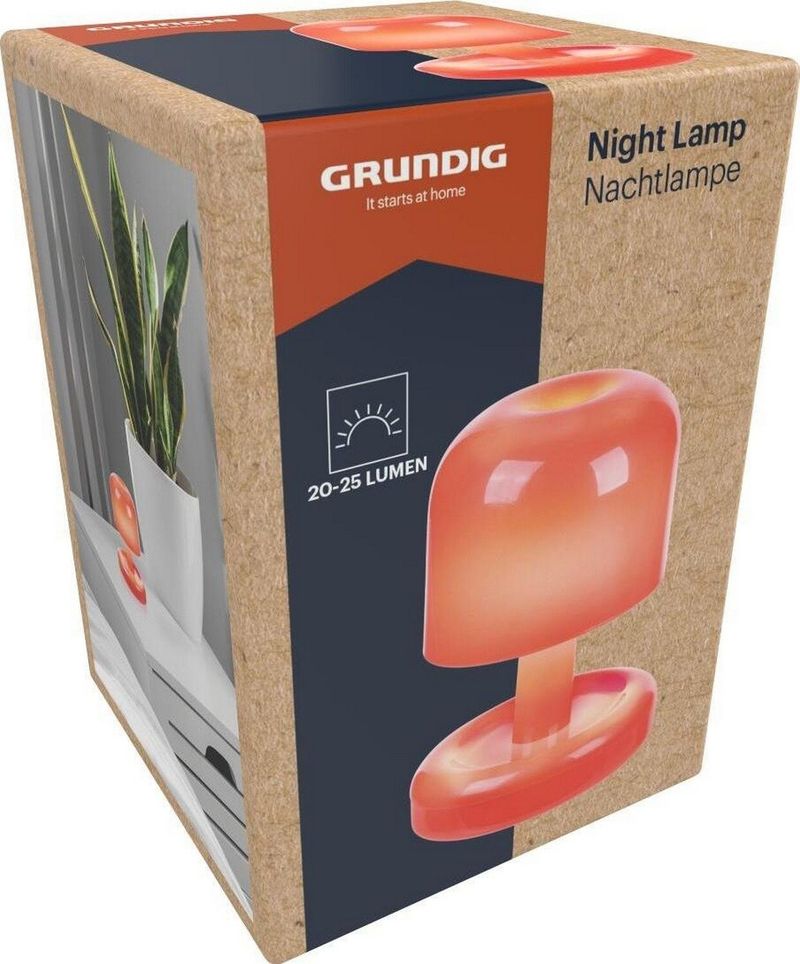 Llambë nate dekorative Grundig, LED, 20-25 lumen, e kuqe