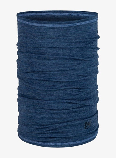 Shall tubular Buff Merino Lightweight, 100% lesh merino, i lehtë, blu