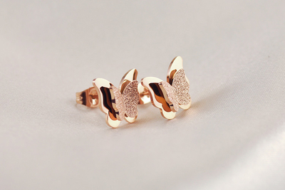 Vathë Troli Metal Butterfly KES-048-ROSEGOLD