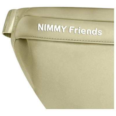 Çantë shpine Nimmy Cool & Cute 2.0, crossbody, me mace, ngjyrë khaki