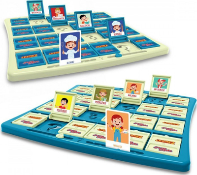 Друштвена игра Guess Who Is It What Profession Is It, едукативна за деца, со професии, шарена