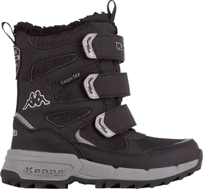 Патичи за деца Kappa Vipos Tex K Jr 260902K-1115, затворање со леплива лента, црни