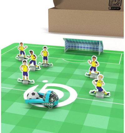 Тепих за игра за деца Challenge Mat Soccer, фудбалска тема, издржлив материјал, повеќебоен