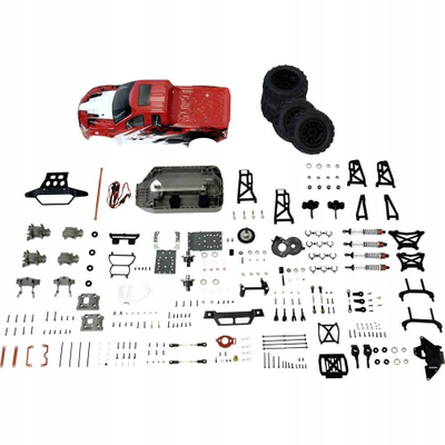 Makina RC Reely New1, monster truck 1:10, elektrike 4x4, komplet për ta mbledh vetë