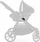 Adapter karroce Baby Jogger City Select, për ulëse makine, komplet, i zi