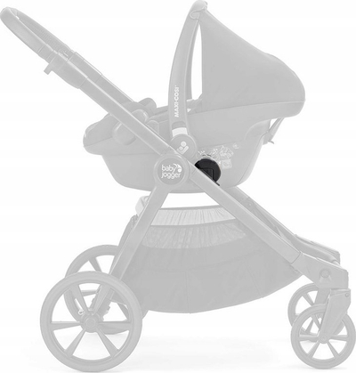 Adapter karroce Baby Jogger City Select, për ulëse makine, komplet, i zi