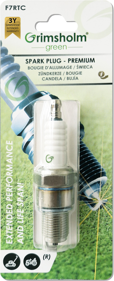 Kandelë Grimsholm Green F7RTC, premium, për kositëse dhe traktor kopshti