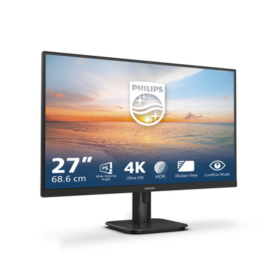 Монитор PHILIPS 27E1N1800A, 27\", 4K Ултра HD IPS, црн