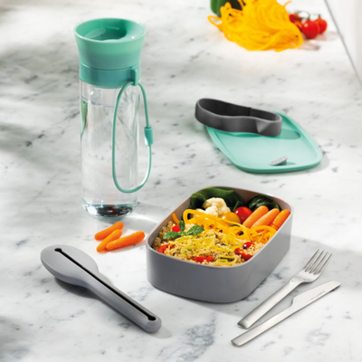 Set ushqimi Berghoff Bento box, e gjelbër/hirtë