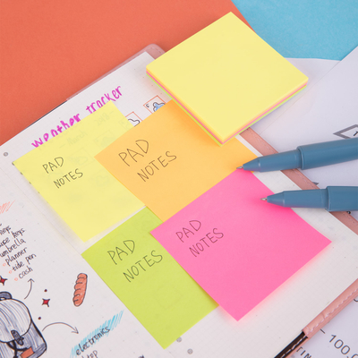 Postit DELI 76x76 100fl neon mix a02602 1/12
