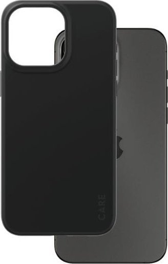 Мрежа за телефон iPhone 15 Pro Max, рециклирана пластика, капак на заден дел, црна