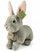 Lepur pelushi Rappa Eco Friendly, realist, 23 cm, gri